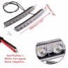 connessione Kit Luci Diurne Led DRLs 18 Smd Ogni Faro Lampade Audi
