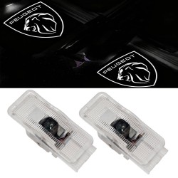 PEUGEOT LED Door Logo New Welcome Projector Emblem