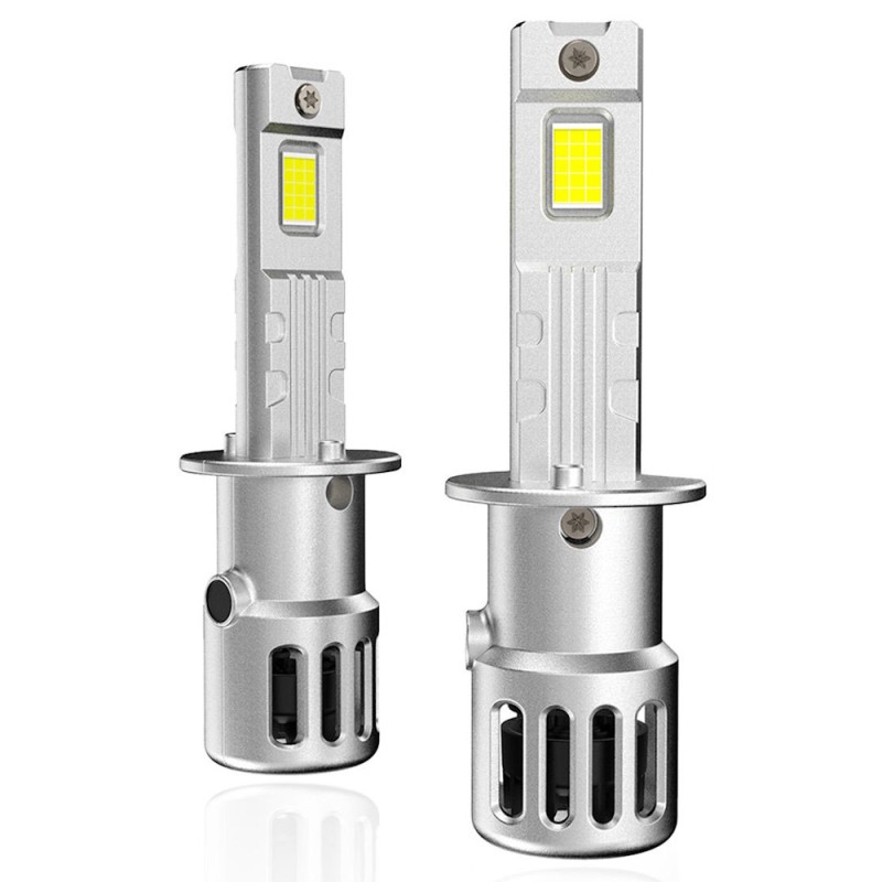 H1 ZENIT LED Bulbs Kit 9-60V 6000K 70W Real Mini Super Bright Ultra-Compact CanBus Plug & Play with Fan