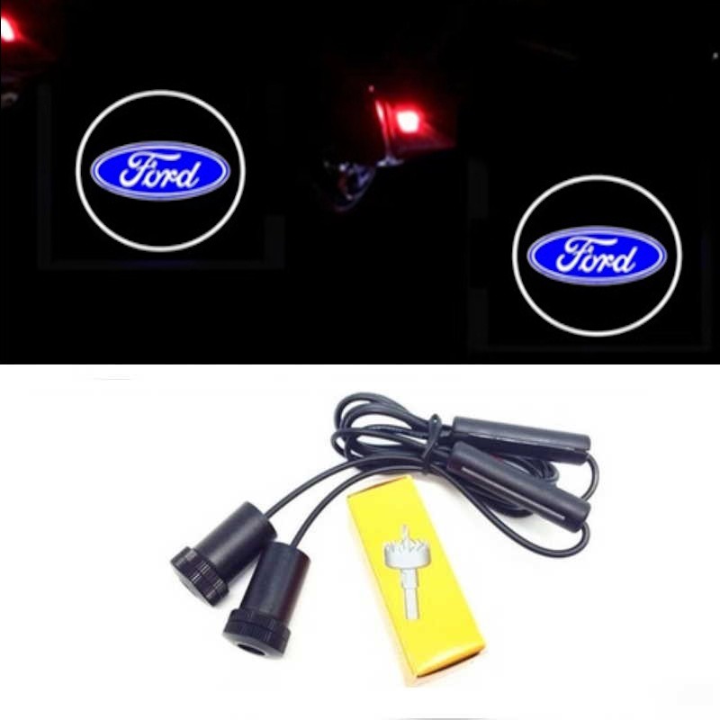 Ford LED Logo Projector Glass Under Door Welcome Light