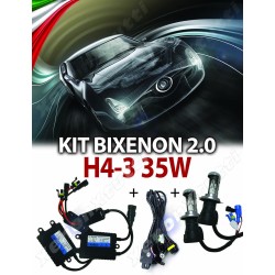 KIT BIXENON NEW CANBUS PROFESSIONALE 2.0 H4-3 AUTO 35W AC