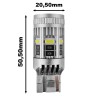 dimensioni Lampadina Led T20 7443 28w 2300lm Auto Super Luminosa Bianca Canbus