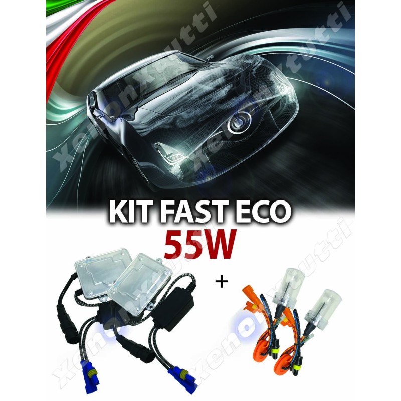 KIT XENON ARRANQUE RÁPIDO 55W AUTO ECO AC