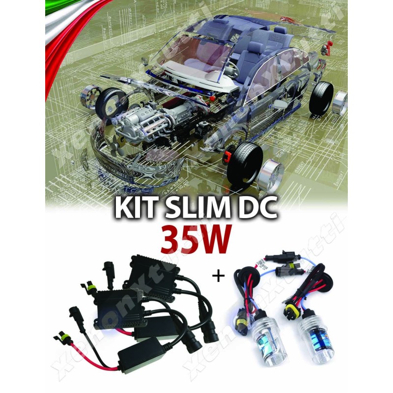 KIT XENON SLIM ECO compatible CANBUS AUTO 35W DC