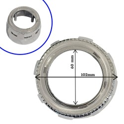 Par de cubiertas Z260BB para carcasa de máscara lenticular de 2,5 pulgadas