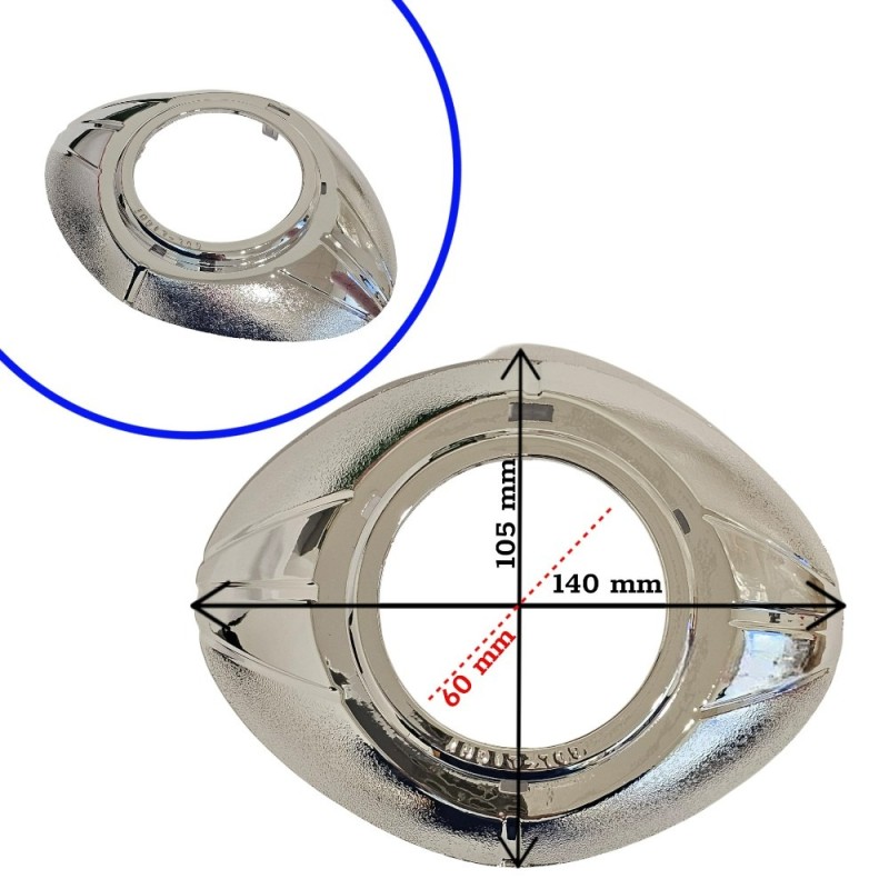 Coppia Cover Z231 Per Lenticolari 2,5 e 3 Pollici Maschera Shell