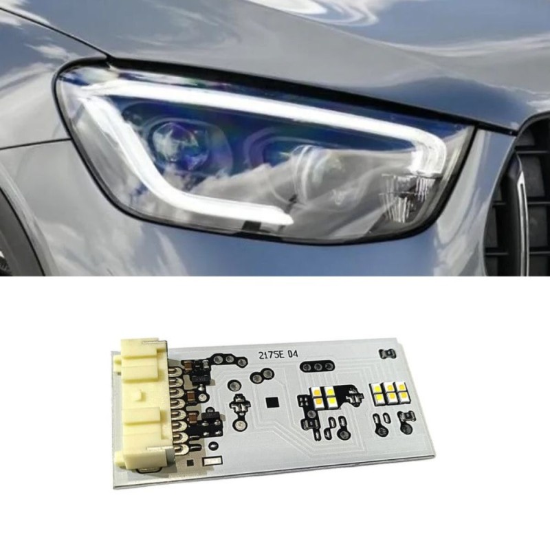 Modulo LED 2175E04 Fari Mercedes Classe GLC X253 X254 HIGH 1124.006.2410 1124.006.2420 Luce DRL e Indicatore di Direzione