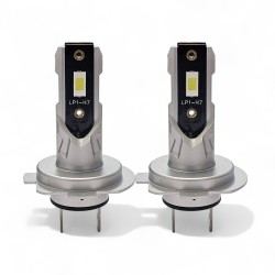 Lampade Led H7 EASY-FIT 20W No FAN Stessa Misura Originale 6000K 40W CanBus