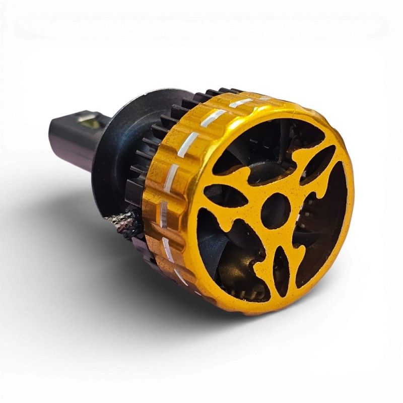 H7 LED Kit 3 Powers 133W 90W 55W and Strobe for Lenticular and Parabola Very High Power Definitive Radius