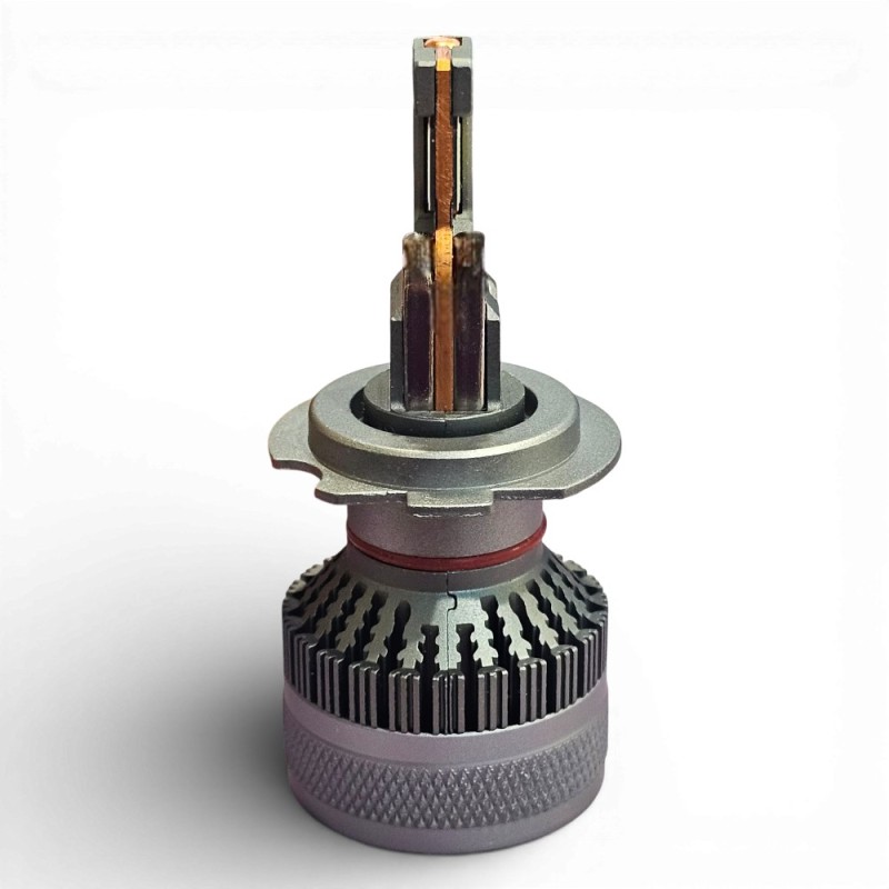 Kit Led H7 75W XL COPPER 15000 Lumen 6000K Lenticolare e Parabola Altissima Potenza