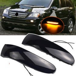 Luces LED dinámicas para intermitentes laterales de Mercedes Benz W164 X164 W251 Freccia Specchietto 1648200521 1648200621