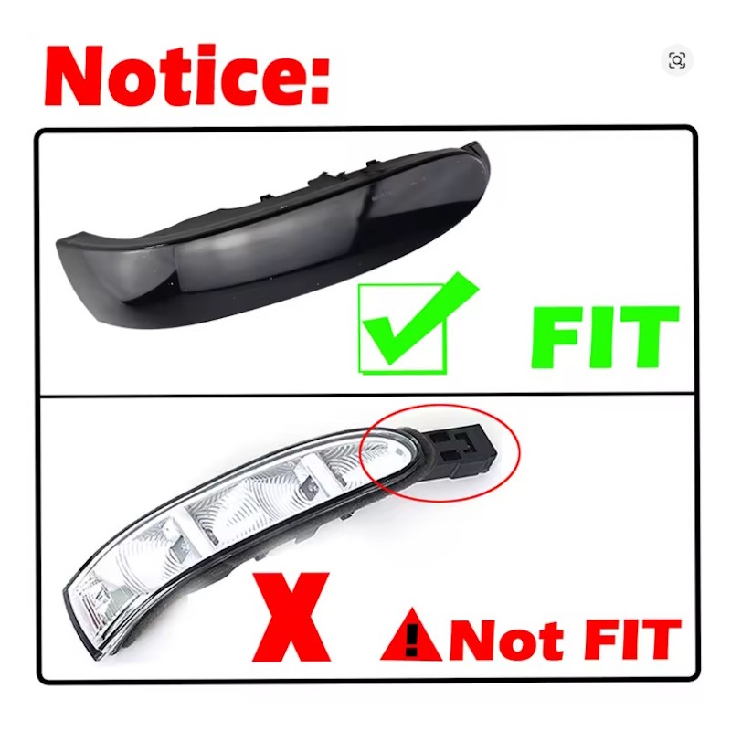 compatibilità Mercedes Benz W164 X164 W251 Freccia Specchietto LED Dynamic Turn Signal Side Mirror Lights 1648200521 1648200621