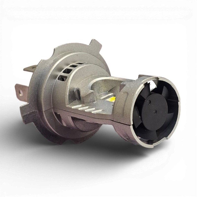 Lampade Led H4 Dual Vision 50w Stessa Dimensione Originale Canbus 6000k Anabbagliante Abbagliante