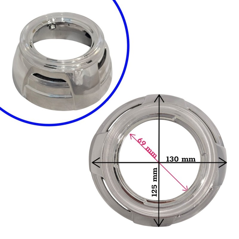 Pair of Covers for 2.5 and 3 Inch Lenticular Mask Shell 3986