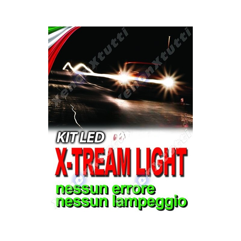 Kit Led H11 Hypercanbus Slux 100% No Lampeggi No Errori 6000K Bianco Ghiaccio