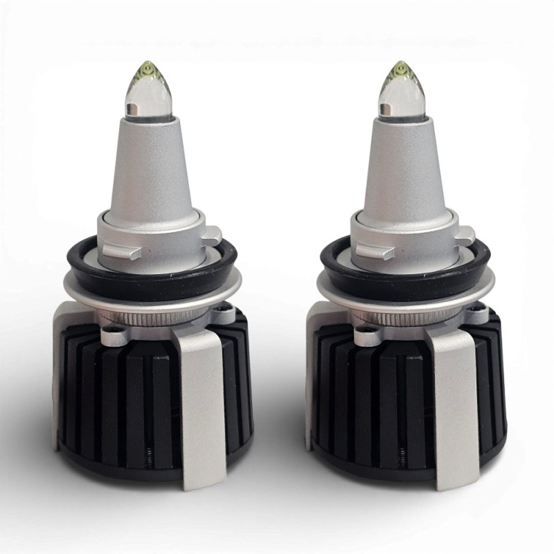Kit Led H11 al Quarzo Quartz Guide light 6000k Faro Lenticolare