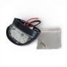 Universal 12V and 24V LED License Plate Light, Complete White 6000k