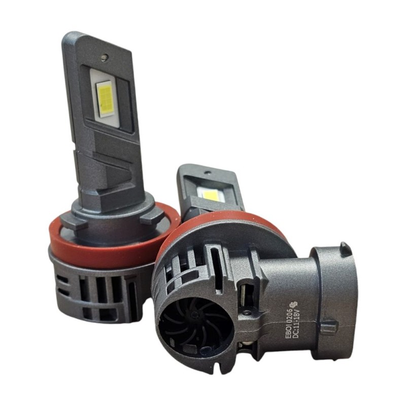 Lámpara LED H8 ventilador COEN Kit 12v 6000K Ultracompacto