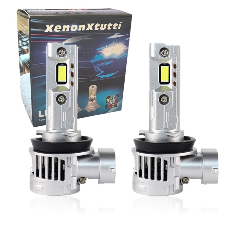 Bombillas LED para faros delanteros H8, luz potente, 6000 K, 90 W, súper brillantes, ultracompactas, con conector CanBus, Plug &