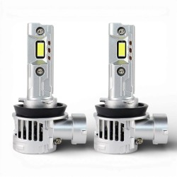 Bombillas LED para faros delanteros H9 luz potente 6000K 90W súper brillantes ultracompactas