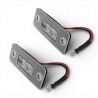 coppia Plafoniera Luce Targa LED Audi A8 D3 6000k Placchette 4E0943021 E40943022