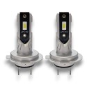 H7 EASY-FIT 20W LED Bulbs No Fan Same Size as Original 6000K 40W CanBus