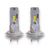 H7 LED Bulbs Short Easy 15W Same Size as Original 6000K 20W
