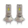 Lampade Led H7 LAMPO 35W con VENTOLA 6000K Canbus Stessa Misura Originale REVOLUTION Pro