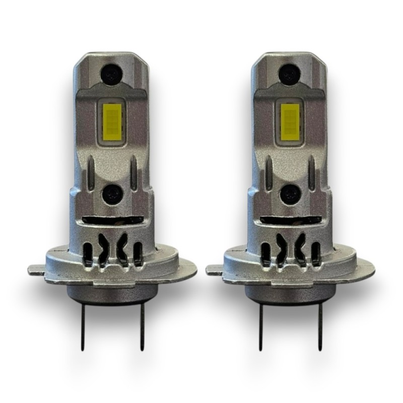 Bombillas LED REVOLUTION H7 cortas con ventilador 6000K Canbus del mismo tamaño que las originales