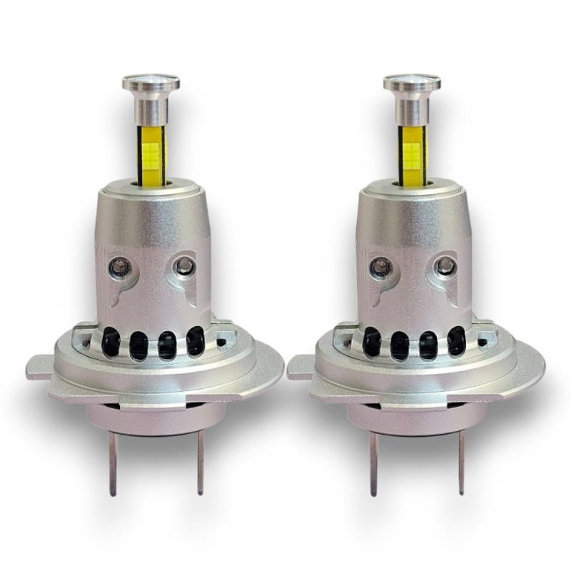 Bombillas LED H7 6000k 30W para Canbus lenticular corto. Mismo tamaño que las originales REVOLUTION.