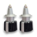 H7 LED Kit with Quartz 65W Quartz Guide light 6000k Lenticular Headlight