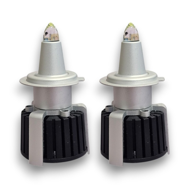 H7 LED Kit with Quartz 65W Quartz Guide light 6000k Lenticular Headlight