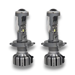 Miniproyector lenticular bi-led H7 todo en uno con función de luz baja y luz alta de 6000k.
