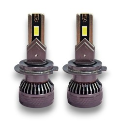 Kit LED H7 65W SERIE CORTA Luz Blanca 6000k Canbus Alta Potencia 65W Lenticular y Parabólica