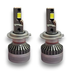 Kit LED H7 75W XL COBRE 13600 Lumen 6000K Lenticular y Parabólica Muy Alta Potencia