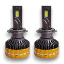 H7 LED Kit 3 Powers 133W 90W 55W and Strobe for Lenticular and Parabola Very High Power Definitive Radius