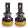 H7 LED Kit 3 Powers 133W 90W 55W and Strobe for Lenticular and Parabola Very High Power Definitive Radius