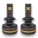 Kit Led H7 120W XXL COPPER 17000 Lumen 6500K Lenticolare e Parabola Altissima Potenza