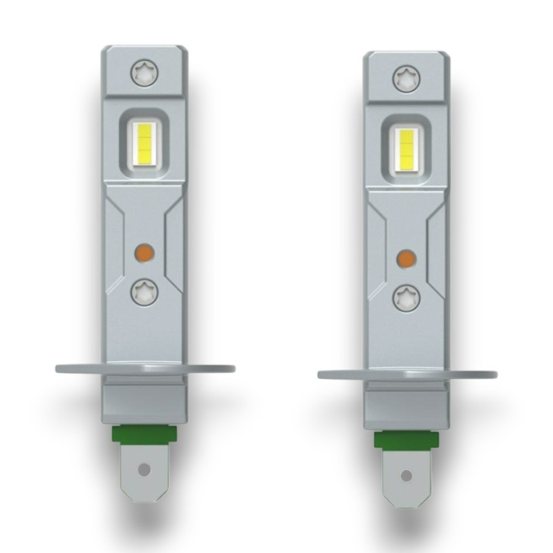 H1 4000k VINTAGE LED Bulbs Same Size as Original Canbus