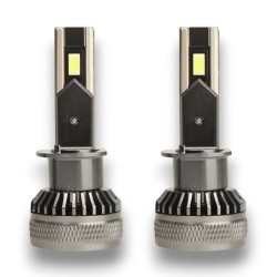 Kit LED H1 65W SERIE CORTA Luz Blanca 6000k Canbus Alta Potencia 65W Lenticular y Parabólica