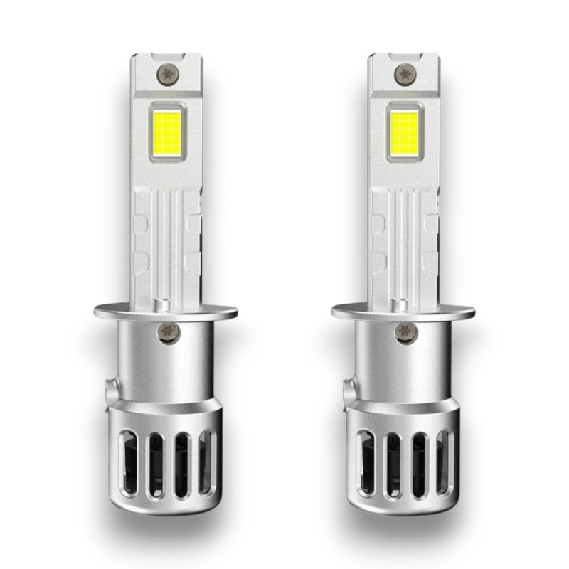 H1 ZENIT LED Bulbs Kit 9-60V 6000K 70W Real Mini Super Bright Ultra-Compact CanBus Plug & Play with Fan