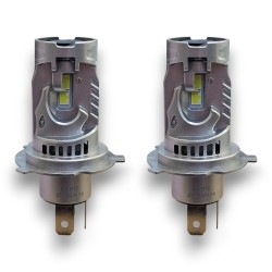 Lampade Led H4 Dual Vision 35W Stessa Dimensione Originale Canbus 6000k Anabbagliante Abbagliante