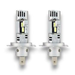 Lampade Led H4 STRONG LIGHT 6000K 35W Reale Mini Super Luminoso Ultracompatto CanBus Plug & Play con Ventola