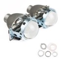 Hella 3-Inch Projector Headlights with H4 Socket and High Quality D2H Lamp