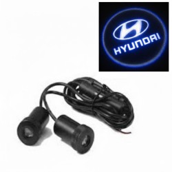 Proiettore Logo Sottoporta Hyundai Generico Foto Portiere Luce Cortesia Golf Lights