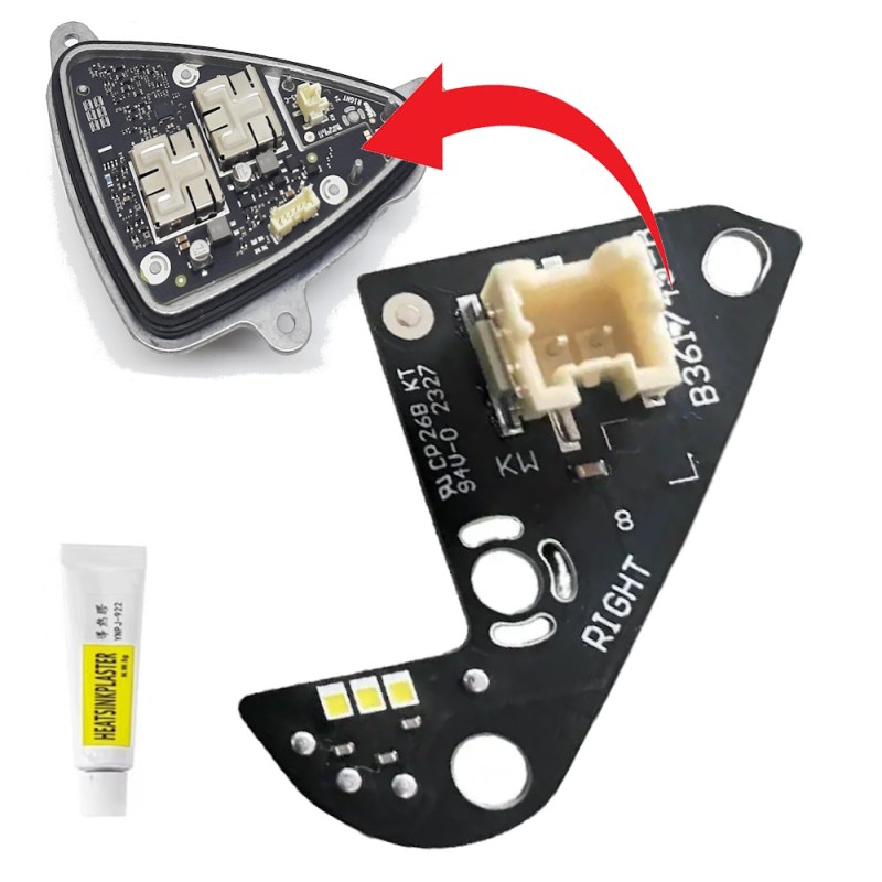 Módulo LED para faro derecho VW T-Roc B361745-B, luz diurna DRL 2GA941479A