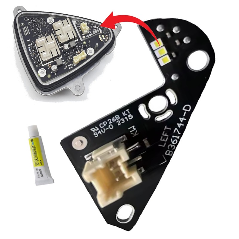 Modulo Led Faro VW T-Roc B361744-D Sinistro Luce Di Marcia Diurna DRL 2GA941479