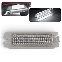 Luces de techo LED para matrícula de Dacia Renault 8200957874 7700433414 Tecnología CANBUS 6000k Matrícula