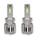 Lampade LED H3 HyperLed Kit 12v 6000K 40W Reale Mini Super Luminoso Ultracompatto CanBus Plug & Play con Ventola