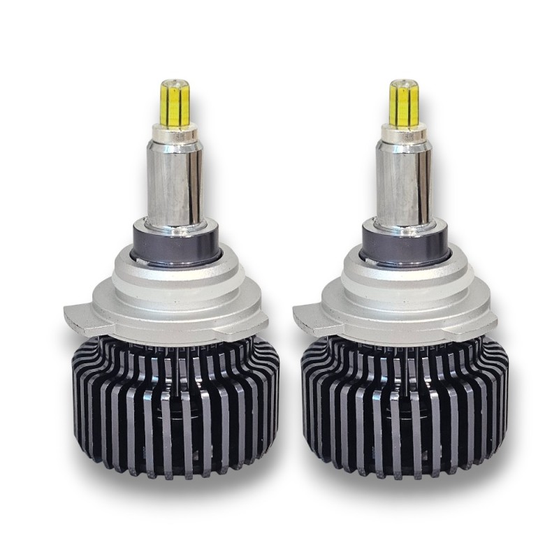 Lampade Led HIR2 9012 360 VORTICE con 48 chip 3D Ultracompatto Uniforme Senza Ombre